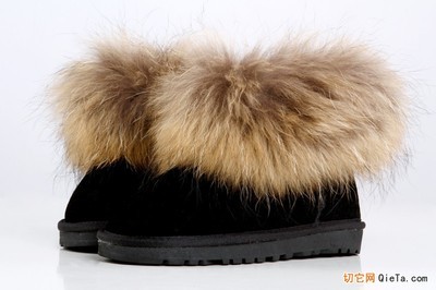 雪地靴 真皮 狐貍毛 短款棉靴 韓版純色經(jīng)典大毛口雪地靴 - 供應(yīng)產(chǎn)品 - 金湖曜佳鞋帽服飾 - 切它網(wǎng)(QieTa.com)